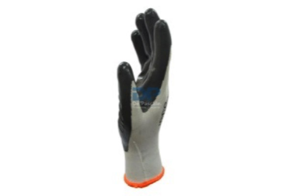 Guantes tejidos recubierto en nitrilo