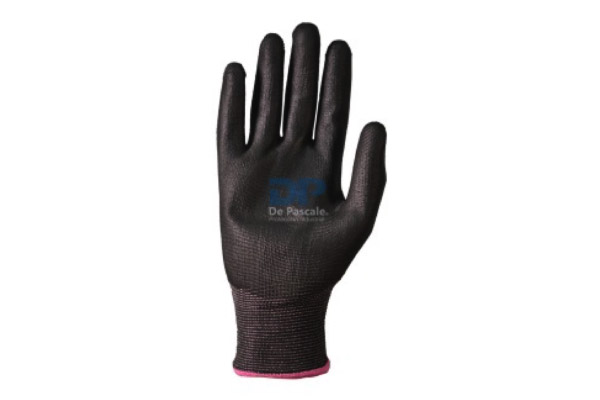 Guantes tejidos recubiertos en PU