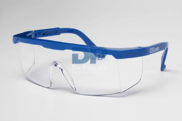 Protector Ocular Transparente, K, Patilla Recta Regulable